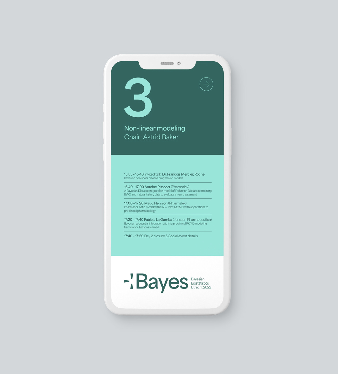 Bayes smartphone app